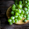 fresh green grapes