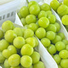 fresh green grapes