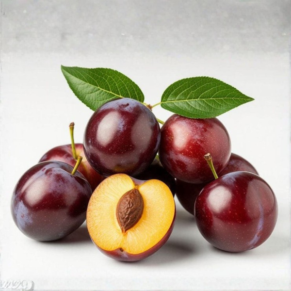 Fresh Purple Plums